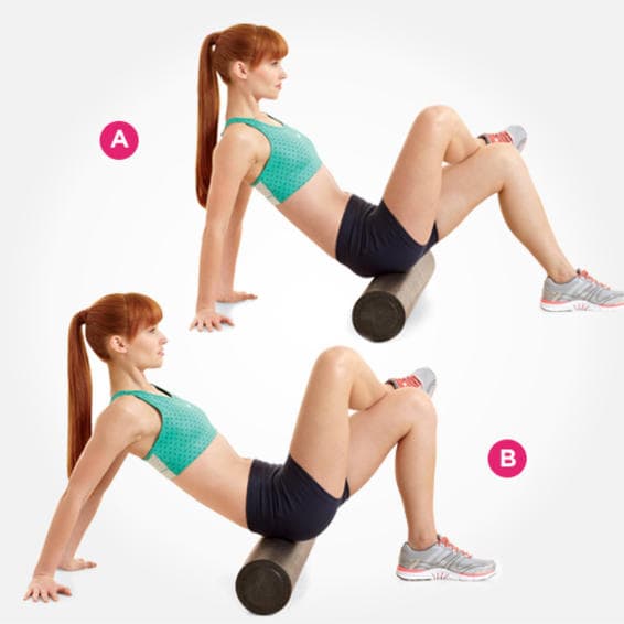 Foam roller harjutused tagumikule Tagumiku foam roller harjutused