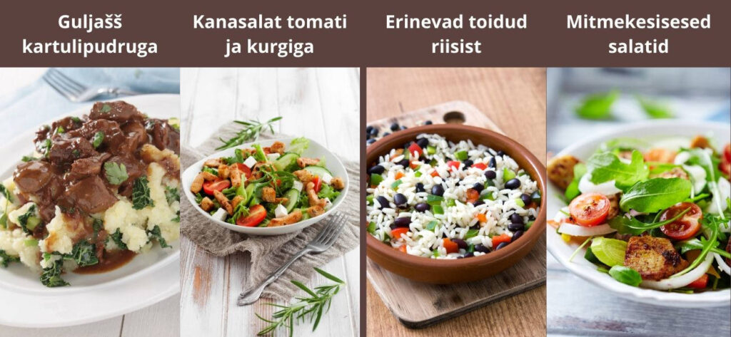tervisliku toitumise põhimõtted