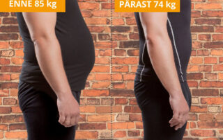 kaalust alla ehk kehakaalust maha 10 kg kahe kuuga